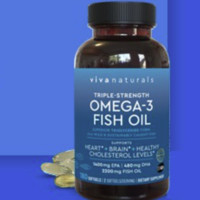 Viva Naturals Omega-3深海魚油軟膠囊 180粒