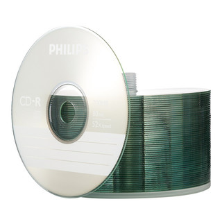 PHILIPS 飞利浦 CD-R 刻录盘 50片