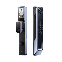 TCL指纹锁智能锁猫眼锁密码锁智能门锁家用猫眼可视防盗电子锁C10