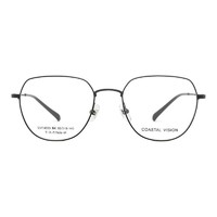 镜宴 &essilor; 依视路 CVF4023 钛金属眼镜框+钻晶A4系列 非球面镜片