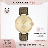 COACH 蔻驰 PARK系列经典日晖纹表盘时尚手表