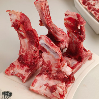 鸿安 牛脊骨原切牛肉生鲜牛骨排骨新鲜牛骨骨头炖汤2kg