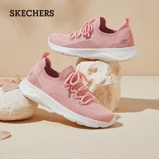 Skechers斯凯奇夏新款女鞋一脚蹬透气舒适百搭运动跑步鞋休闲鞋