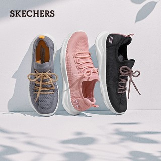 Skechers斯凯奇夏新款女鞋一脚蹬透气舒适百搭运动跑步鞋休闲鞋