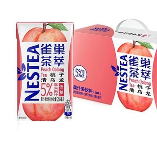 Nestlé 雀巢 茶萃 低糖蜜桃清乌龙 果汁茶饮料 250ml*24盒