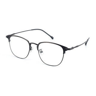 Doctor 博士眼镜&essilor 依视路 T005 黑色钛架眼镜框+钻晶A4系列 1.67折射率 非球面镜片
