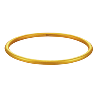 China Gold 中国黄金 ZGHJA040353 简约黄金手镯 58号 15.2g