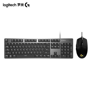logitech 罗技 G）G102二代游戏鼠标黑色 K845TTC红轴机械键盘 G102 K845键鼠套装