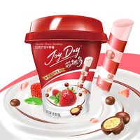 限地区、有券的上：yili 伊利 JoyDay芯趣多 巧克力豆&草莓酸奶 220g*3杯