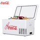PLUS会员：可口可乐 压缩机制冷迷你小冰箱 35升