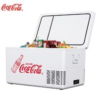 PLUS会员：可口可乐 Fanta 芬达 可口可乐 压缩机制冷迷你小冰箱 35升