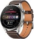 HUAWEI 华为 GT3 Pro 时尚款 蓝牙版 智能手表 46mm 银色钛合金表壳 灰色真皮表带 (北斗、GPS、血氧、ECG)