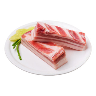 PLUS会员：高金食品 高金 带皮猪五花肉1kg