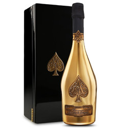 黑桃A Armand de Brignac）金色版香槟 礼盒装 750ml 法国进口 葡萄酒