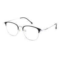 Doctor 博士眼镜&essilor 依视路 T005 银色钛架眼镜框+钻晶A4系列 1.60折射率 非球面镜片