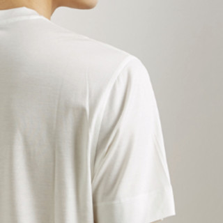 EMPORIO ARMANI 阿玛尼 男士圆领短袖T恤 3K1TAG1JUVZ 白色 M