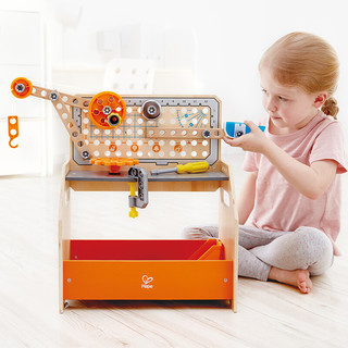 Hape 科学实验台steam玩具物理发明家工作盒3-6岁男女小孩早教儿童礼物六一儿童节礼物 E3028科学物理实验台