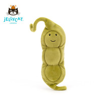 jELLYCAT 2020款活泼豌豆可爱蔬菜系列送礼毛绒玩具儿童玩偶 绿色 17cm