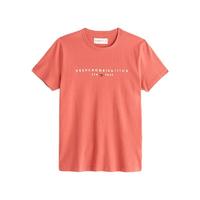Abercrombie & Fitch 男款圆领短袖T恤 438710-100 红色 XXL