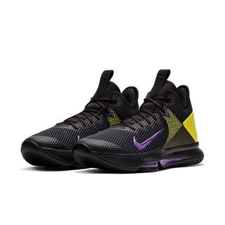 NIKE 耐克 Lebron Witness IV EP 男子篮球鞋 CD0188-004 黑色/黄色 39