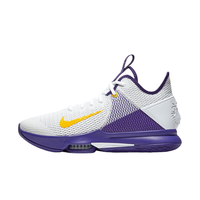 NIKE 耐克 Lebron Witness IV EP 男子篮球鞋 CD0188-100 白色/紫色 44