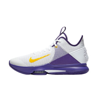 NIKE 耐克 Lebron Witness IV EP 男子篮球鞋 CD0188-100 白色/紫色 44