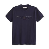 Abercrombie & Fitch 男款圆领短袖T恤 438710-100 海军蓝 XS
