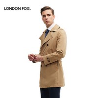 LONDON FOG LS17WF007 双排扣净色中款男士风衣
