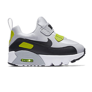 NIKE 耐克 AIR MAX TINY 90 (PS) 儿童休闲运动鞋 881927-004 黄灰 28码