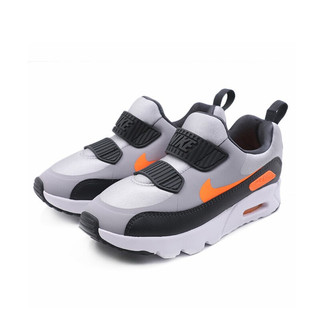 NIKE 耐克 AIR MAX TINY 90 (PS) 儿童休闲运动鞋 881927-009 灰橙 33码