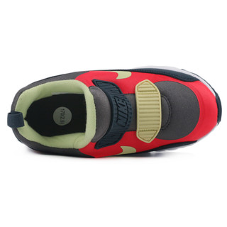 NIKE 耐克 AIR MAX TINY 90 (PS) 儿童休闲运动鞋 881927-023 红色/黑色/金色 32码