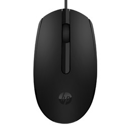 HP 惠普 M10有线鼠标 USB接口 笔记本台式电脑一体机通用办公鼠标 黑色