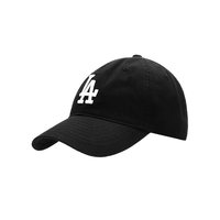 MLB 美国职棒大联盟 中性运动棒球帽 黑色 洛杉矶道奇队