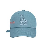 MLB 美国职棒大联盟 中性运动棒球帽 蓝色 LA大标软顶