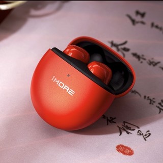 1MORE 万魔 ComfoBuds Mini ES603 入耳式真无线动圈降噪蓝牙耳机 红色 相思豆礼盒装