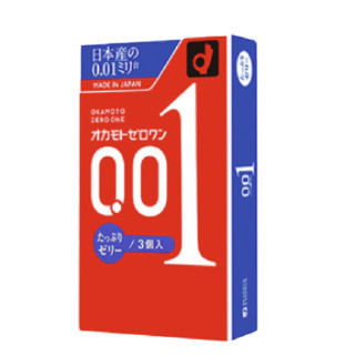 OKAMOTO 冈本 001系列 超润滑安全套 M码 3片*4盒