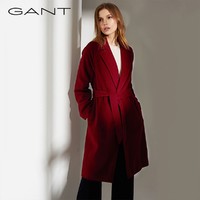 GANT 甘特 女士羊毛混纺大衣 4750020621