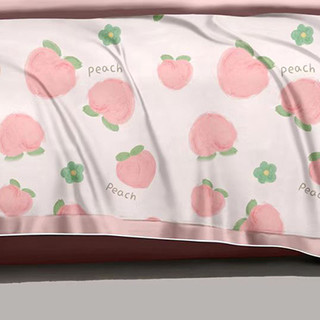 MENDALE 梦洁家纺 甜蜜水果系列 纯棉印花三件套 1.2m床 水果五款