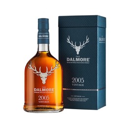 THE DALMORE 大摩 典藏年份系列 英国原瓶进口 大摩（帝摩）洋酒 苏格兰单一麦芽纯麦威士忌  700ml 大摩典藏2005年