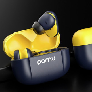 pamu Z1 Pro 虎邦肉辣酱联名虎年限定款 入耳式真无线动圈降噪蓝牙耳机 黑黄