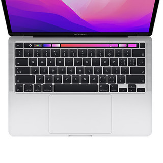 Apple 苹果 MacBook Pro 2022款 M2 芯片版 13.3英寸 轻薄本 银色 (M2 10核、核芯显卡、16GB、256GB SSD、2.5K、Z16T)