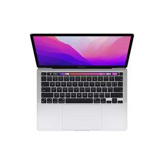 Apple 苹果 MacBook Pro 2022款 M2 芯片版 13.3英寸 轻薄本 银色 (M2 10核、核芯显卡、8GB、256GB SSD、2.5K、MNEP3CH/A)