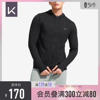 Keep K191SS-T006 男子运动连帽外套 (青苔绿，XL)