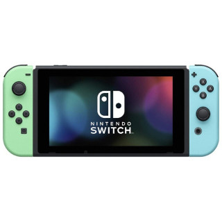 任天堂(Nintendo) switch日版OLED长续航加强版ns掌上lite体感游戏机七夕礼物 动森限定版蓝绿手柄日版