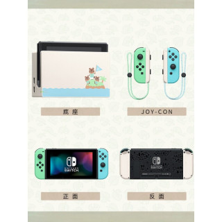 任天堂(Nintendo) switch日版OLED长续航加强版ns掌上lite体感游戏机七夕礼物 动森限定版蓝绿手柄日版