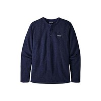 巴塔哥尼亚 Better Sweater Henley 男子套头衫 PAT02Y8 藏蓝色