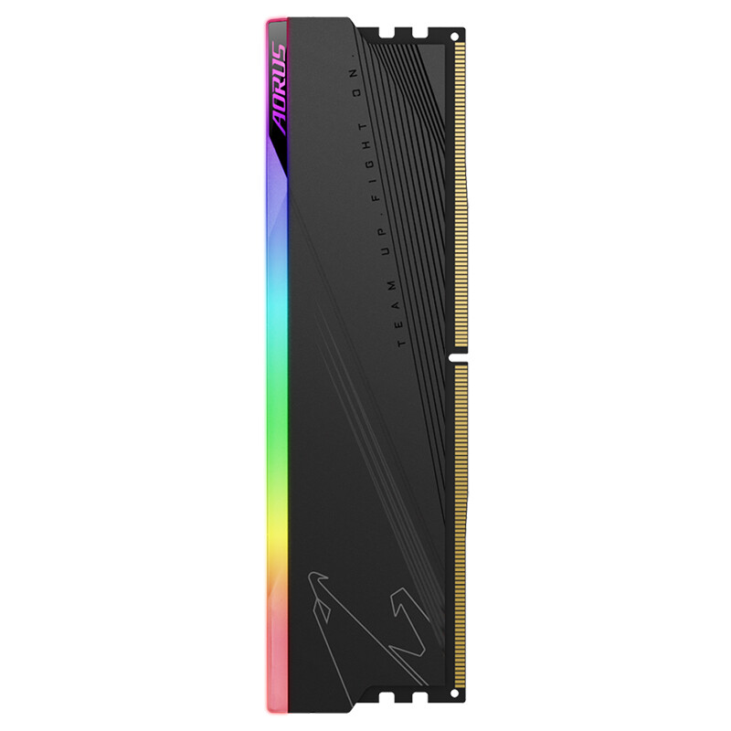 GIGABYTE 技嘉 AORUS系列 GP-ARS32G60D5R DDR5 6000MHz RGB 台式机内存 灯条 黑色 32GB 16GB*2
