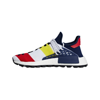 adidas ORIGINALS Bbc Hu Nmd Billionaire Boys Club联名款 中性休闲运动鞋 BB9544 亮白/新海军蓝/浅猩红 40