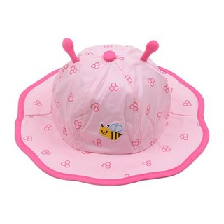 熊朵 儿童小蜜蜂盆帽 粉色 46码