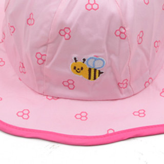 熊朵 儿童小蜜蜂盆帽 粉色 48码